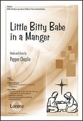 Little Bitty Babe in a Manger SATB choral sheet music cover